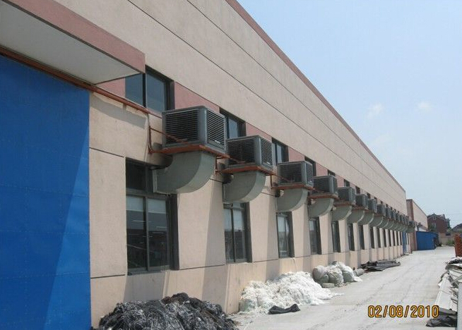 印刷厂湿帘冷风机工程实例